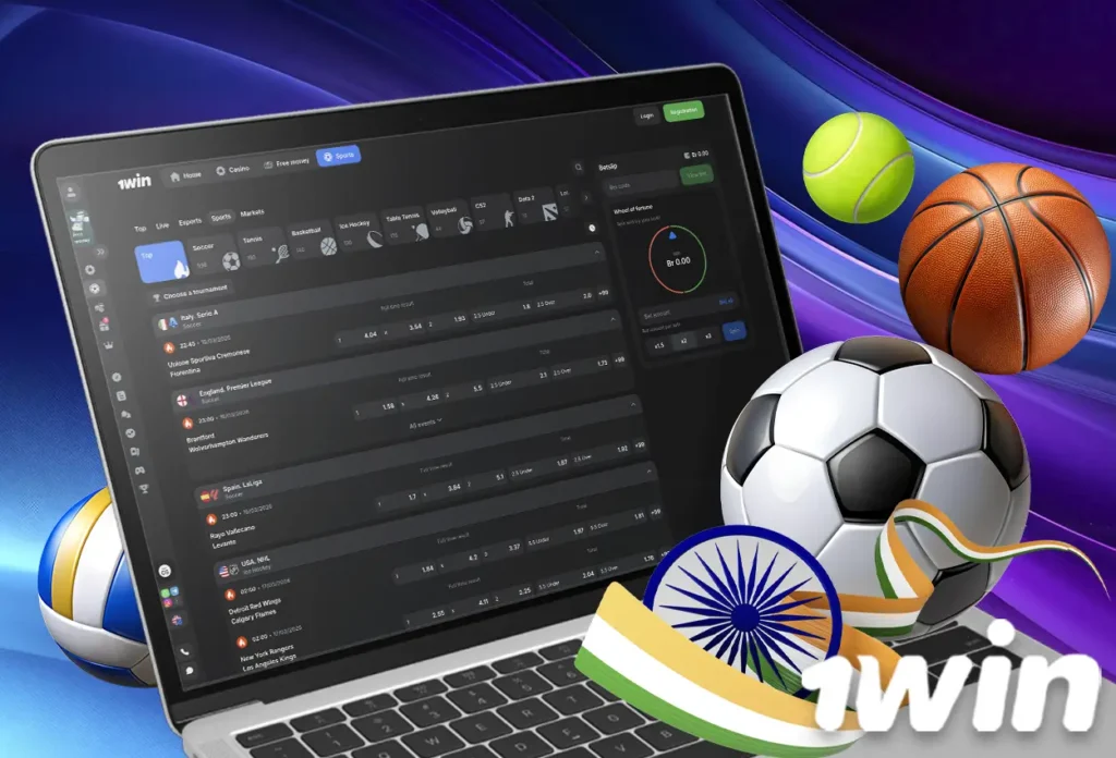 1win Sport betting in India
